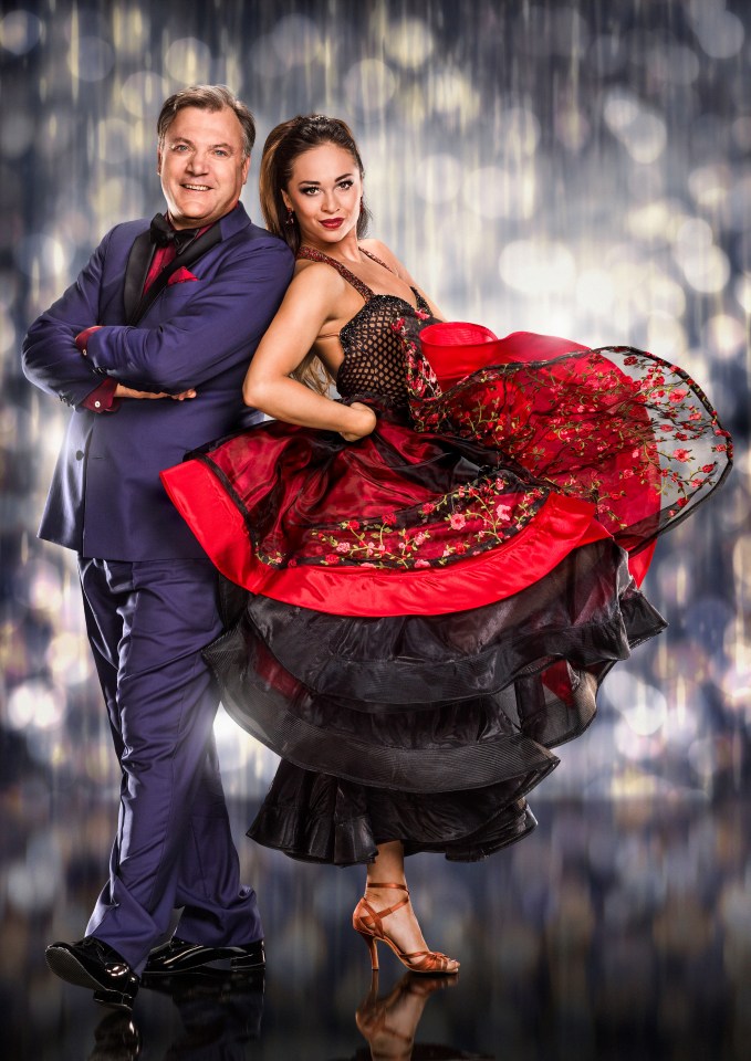  Ed Balls is partnered up with Katya, one of this year's new Strictly professionals