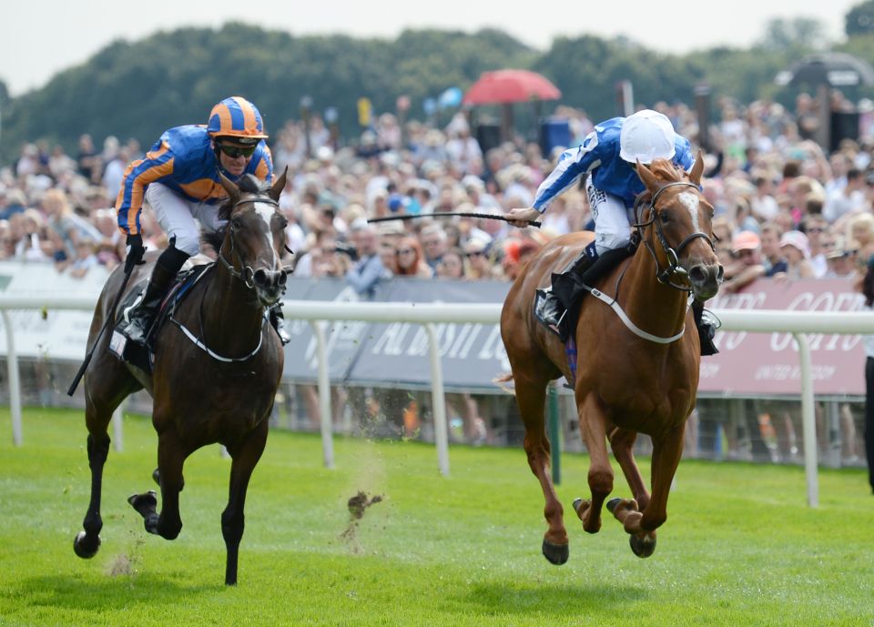  Queen Kindly (right) will put her classic credentials to the test at Newbury