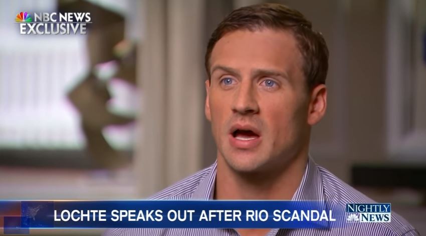 Ryan Lochte also admitted that he had been immature in how he dealt with the incident