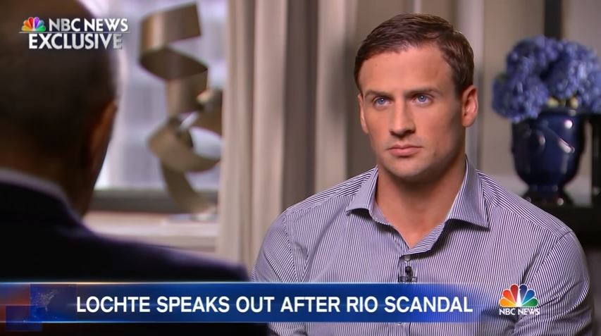 Ryan Lochte confirmed to NBC that he had 'over-exaggerated' his initial story about being robbed at gunpoint