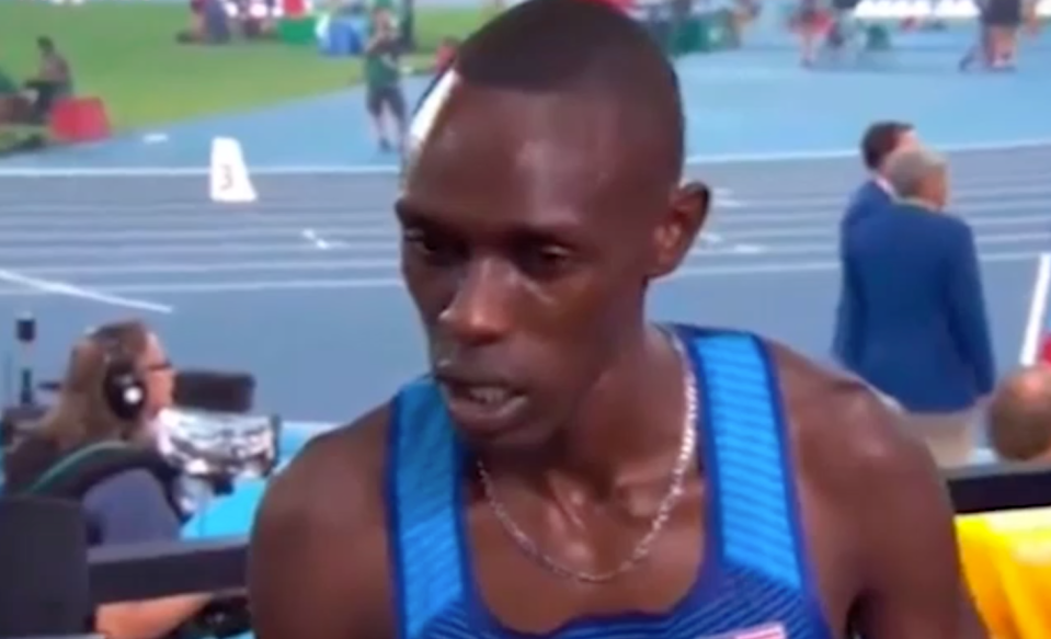 Paul Chelimo was heartbreakingly told he had missed out on the silver medal in Rio