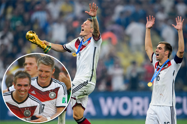 Philipp Lahm has paid tribute to Bastian Schweinsteiger ahead of his final Germany match