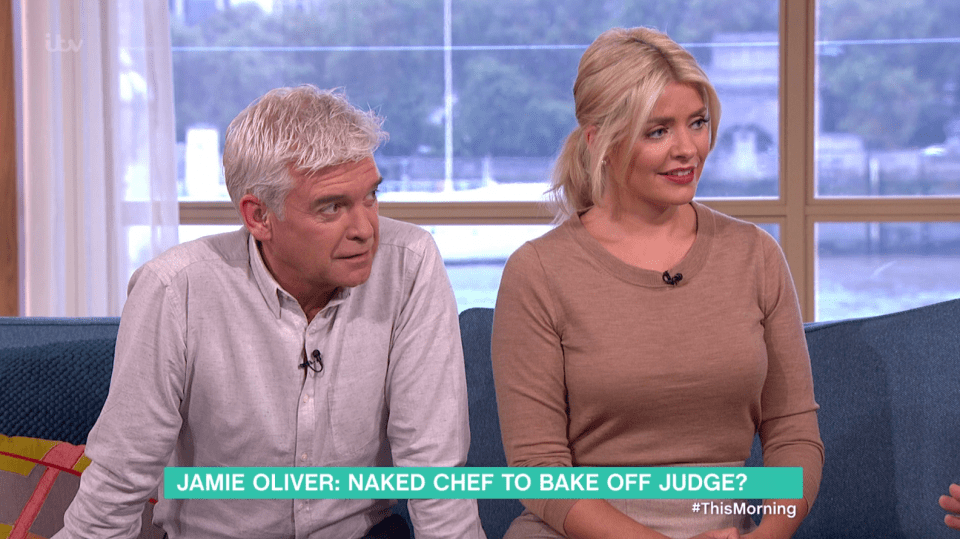  Holly and Phil probed him about whether he was interested presenting C4's Bake Off