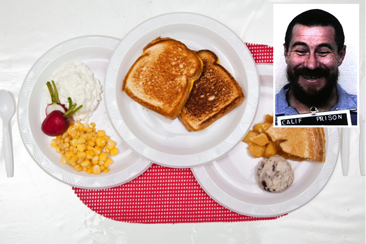  Stephen Anderson ordered grilled cheese sandwiches, a pint of cottage cheese, corn mixture, peach pie with chocolate chip ice-cream and radishes