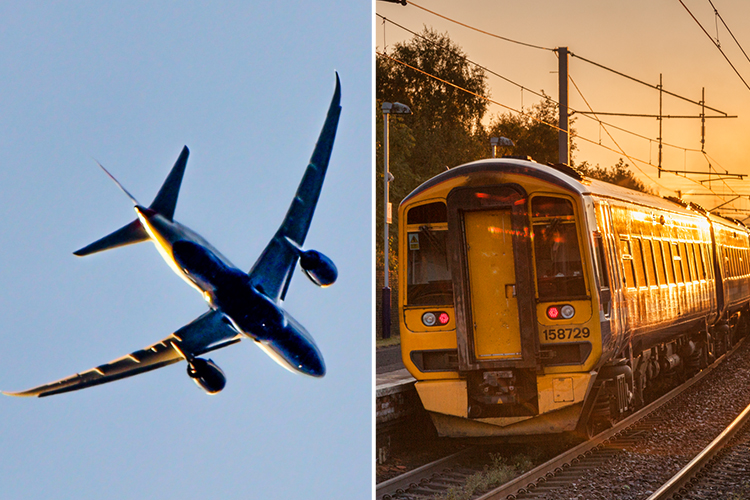  It sounds crazy but sometimes taking a plane rather than the train is cost-effective.