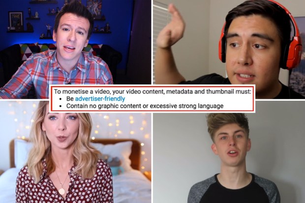 YouTube stars have hit out against the website after it's banned swear words