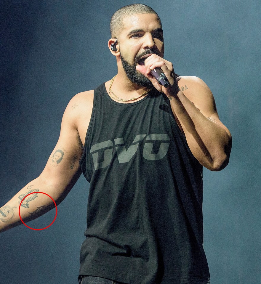 Drake declares his love for Rihanna as he shows off matching tattoo