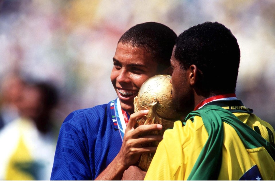  Ronaldo was part of Brazil's 1994 World Cup-winning side but didn't play a minute