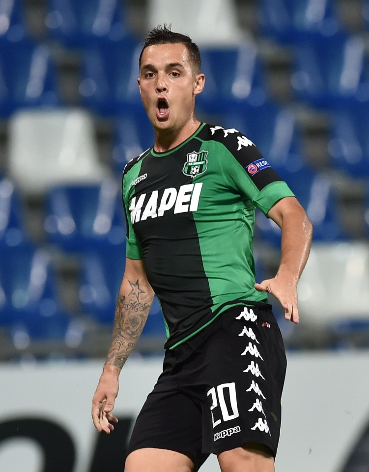  Pol Lirola is a Juventus player on loan at Sassuolo for the 2016-17 campaign