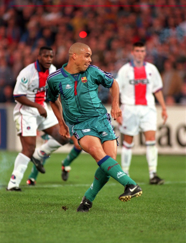  Ronaldo scored the winning goal against PSG in 1997 Cup Winners' Cup final