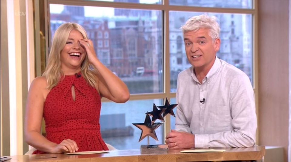  Holly and Phil insisted they were not hungover today after TV Choice Awards