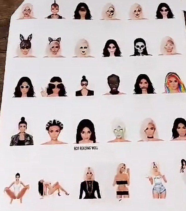  There are some racy Kimojis in her new collection