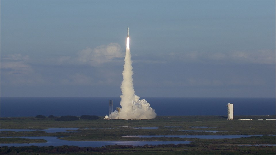 The United Launch Alliance Atlas V rocket carrying NASA's Origin Explorer (OSIRIS-REx) spacecraft lifts off on from Cape Canaveral in Florida 