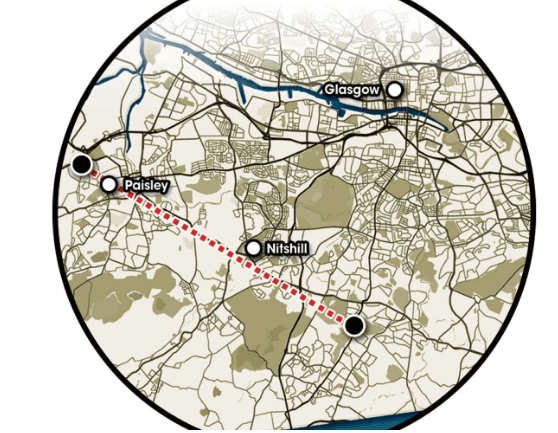  Ferguslie Park and Lower Whitecraigs are just eight miles apart