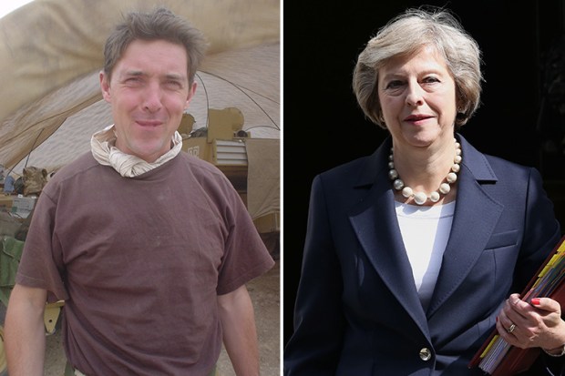 Chris Brannigan and Theresa May