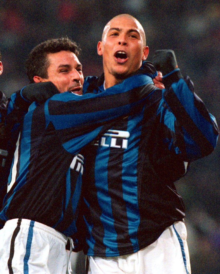  Roberto Baggio and Ronaldo were supposed to form a stellar attack for Inter Milan