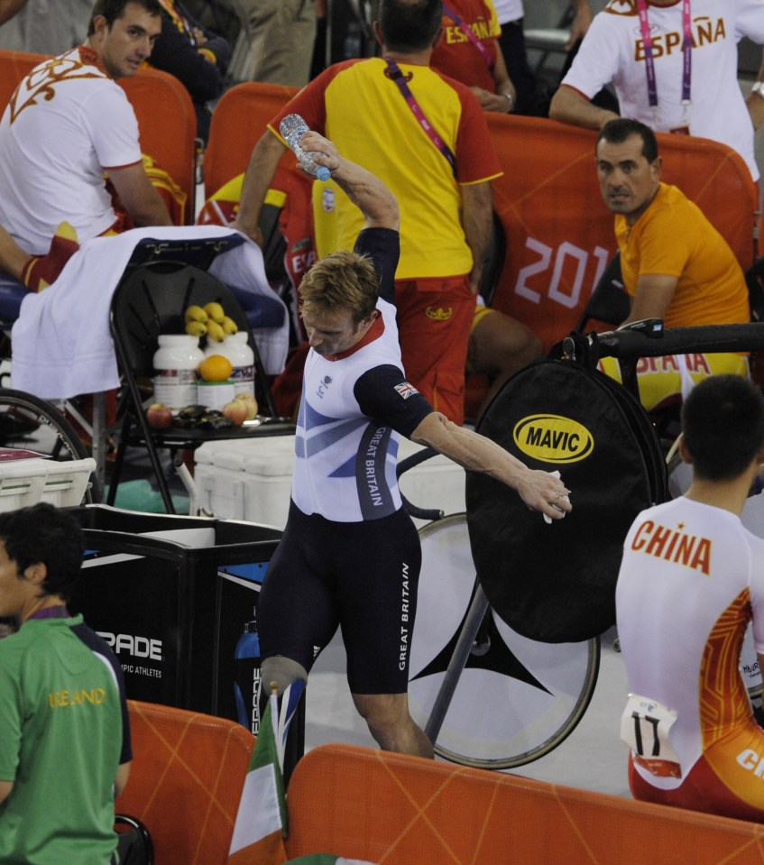 This was Cundy's furious reaction at the London 2012 Games when he was disqualified from the same event