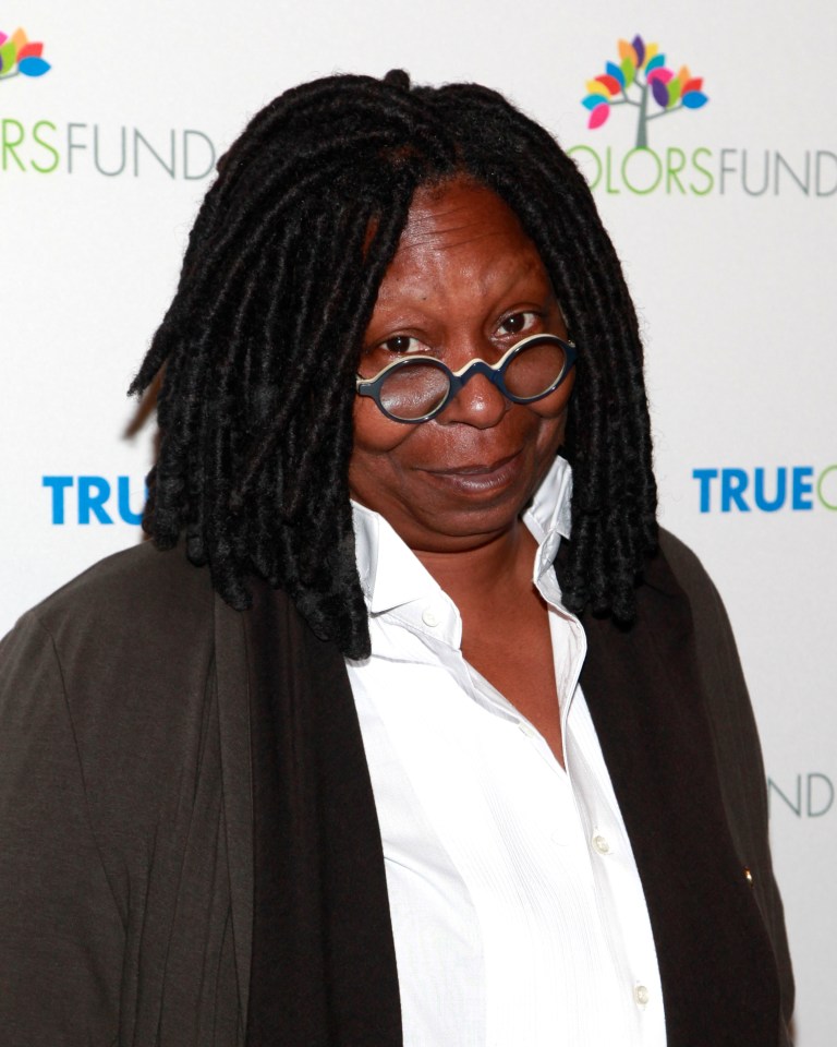 With an illustrious film career, Whoopi Goldberg’s face has adorned many a billboard