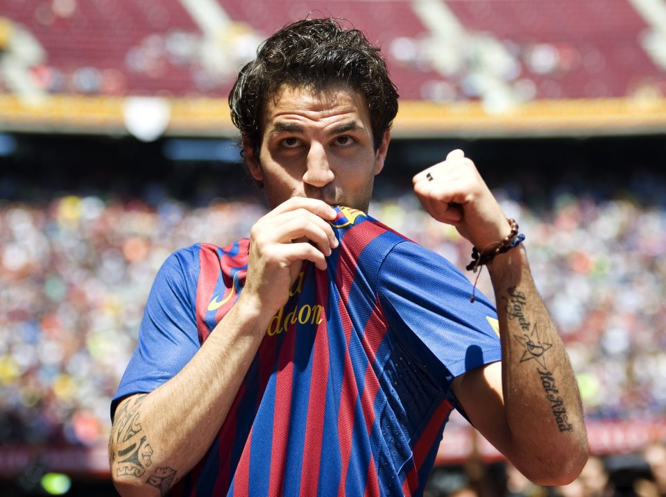  Cesc Fabregas returned to Barcelona from Arsenal back in 2011