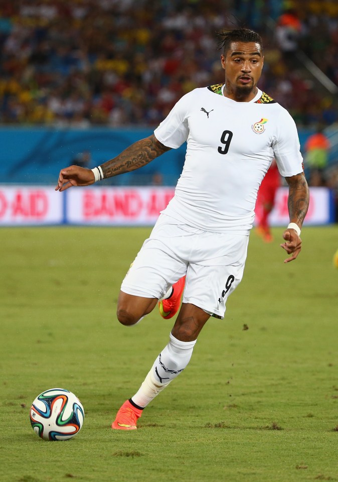 Jerome's brother Kevin Prince Boateng also sports a number of tattoos