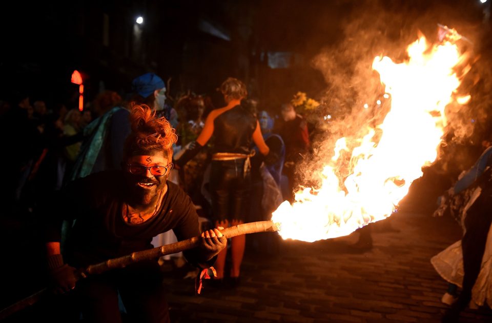 Samhuinn Fire Festival On The Royal Mile Marks The Start Of Winter