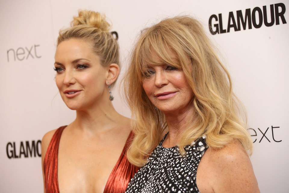  Goldie with daughter Kate at the Glamour Women Of The Year Awards in London last year