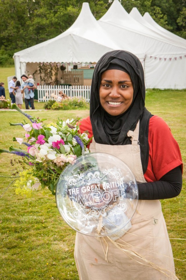 Nadiya went on to bake the Queens birthday cake earlier this year