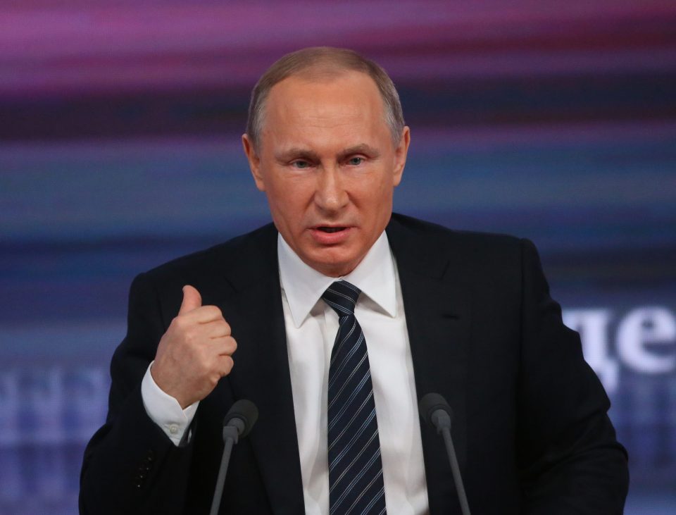  Russia's Vladimir Putin is becoming increasingly aggressive towards the NATO-aligned Baltic states