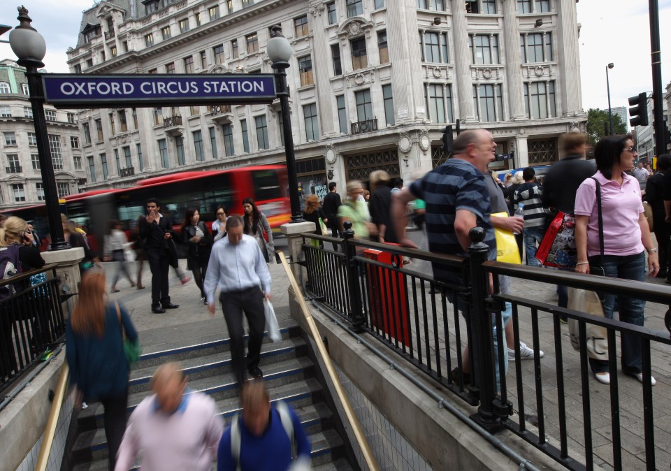  A person has died after being hit by a train at Oxford Street station