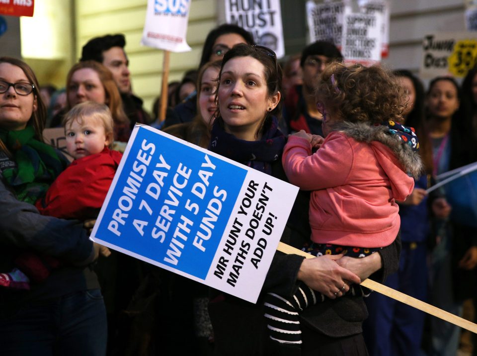  Only one in 20 junior doctors support the latest proposed strike action