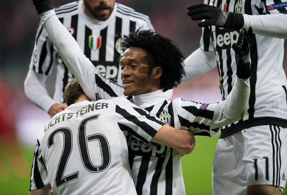 Cuadrado won the Italian title in Turin last season