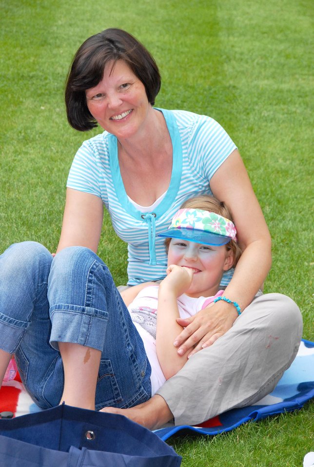  Elizabeth Edwards with daughter Katie who were both found dead in their home in Spalding