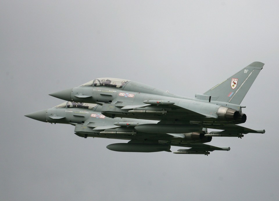  The RAF is sending four Eurofighter Typhoons to take part in exercises near Korea