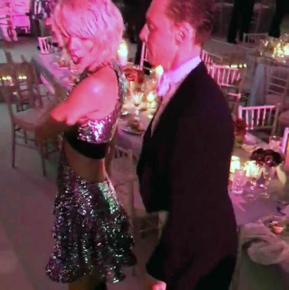 Love at first jive . . . Taylor Swift and Tom Hiddleston's first dance at Met Ball, May 2