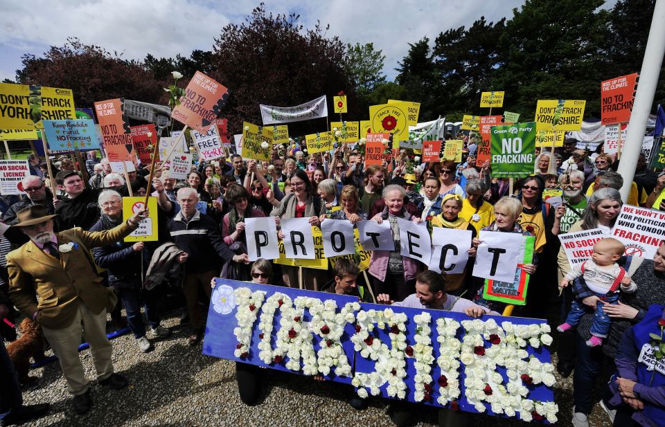  The call came as the first shipments of fracked gas arrived at the huge Grangemouth refinery in Scotland