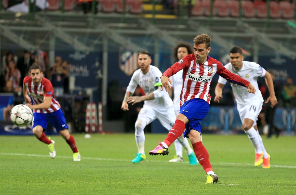  Antoine Griezmann starred for Atletico in Champions league final against Real Madrid