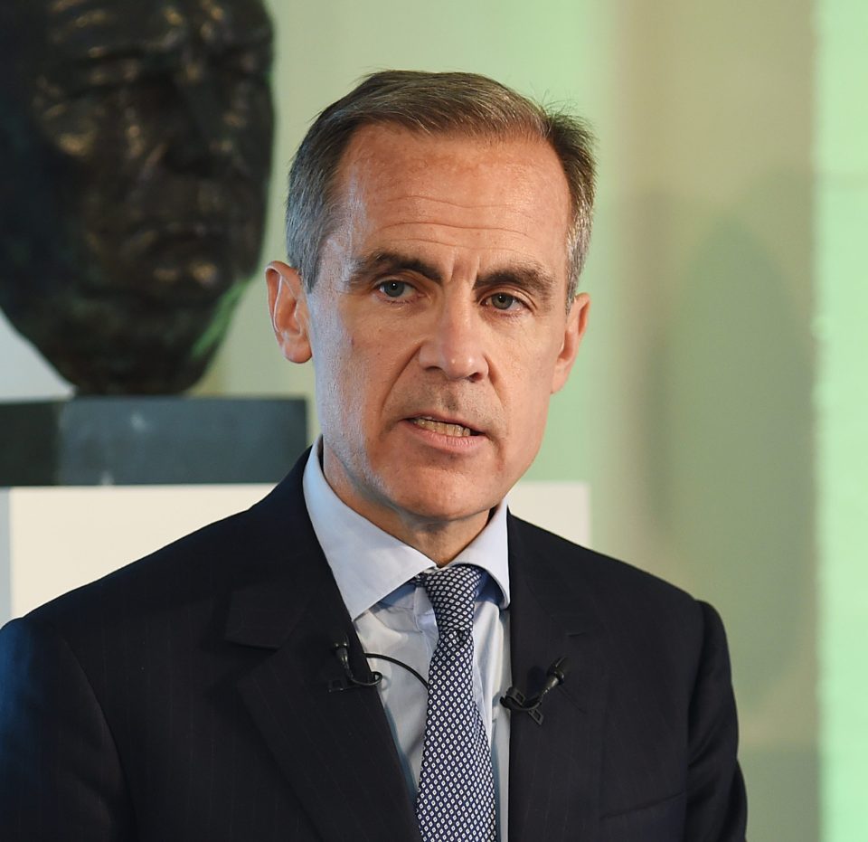  Bank of England governor Mark Carney