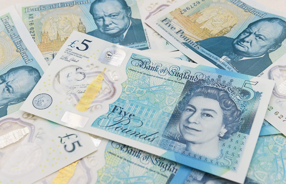  The new £5 note released earlier this week features Sir Winston Churchill