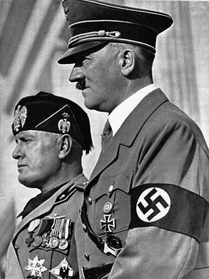  Benito Mussolini was an ally of Adolf Hitler during the Second World War