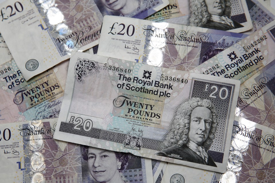  Money for nothing? These £20 Scottish notes will get you nothing in one of Mr Cuthbert's restaurants