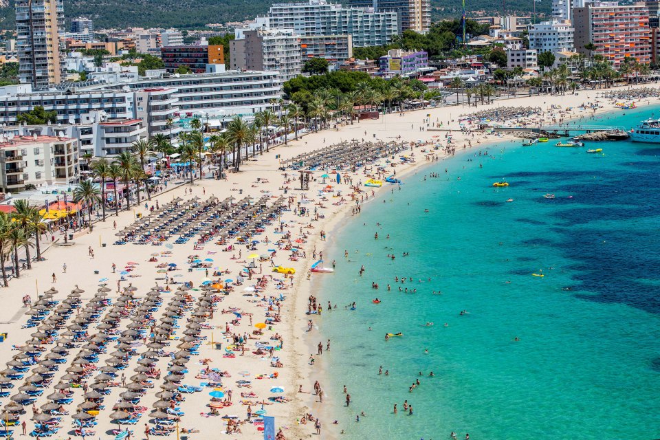 Tourists Flock To The Mallorcan Town Of Magaluf