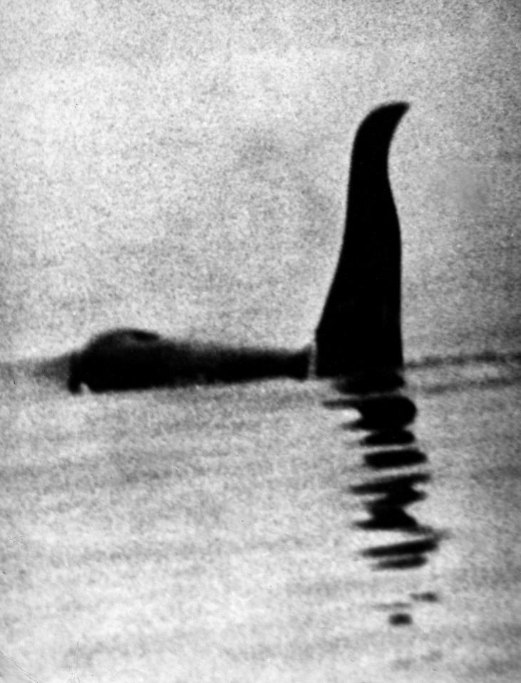  A photograph of the Loch Ness Monster – later disregarded as a fake with a toy used as the monster