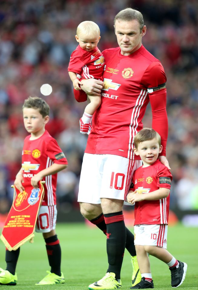  Wayne Rooney and his wife were not at home when the raider struck but his sons were upstairs asleep