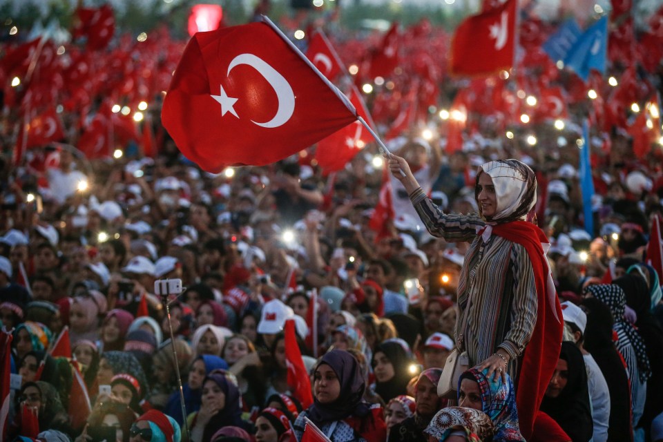 Turkey Democracy and Martyrs' Rally