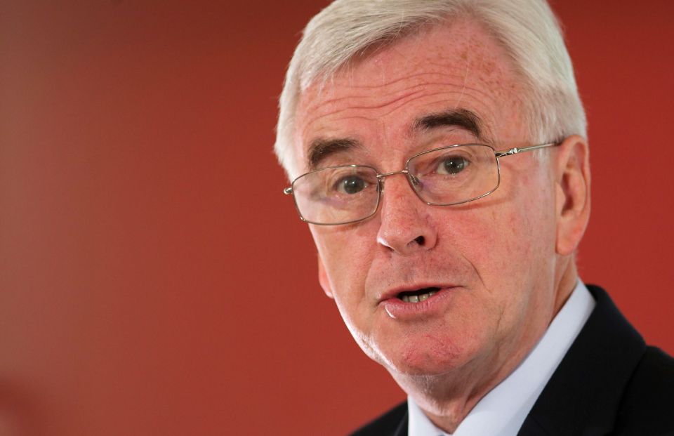  McDonnell admitted to infiltrating meetings of moderate Labour MPs