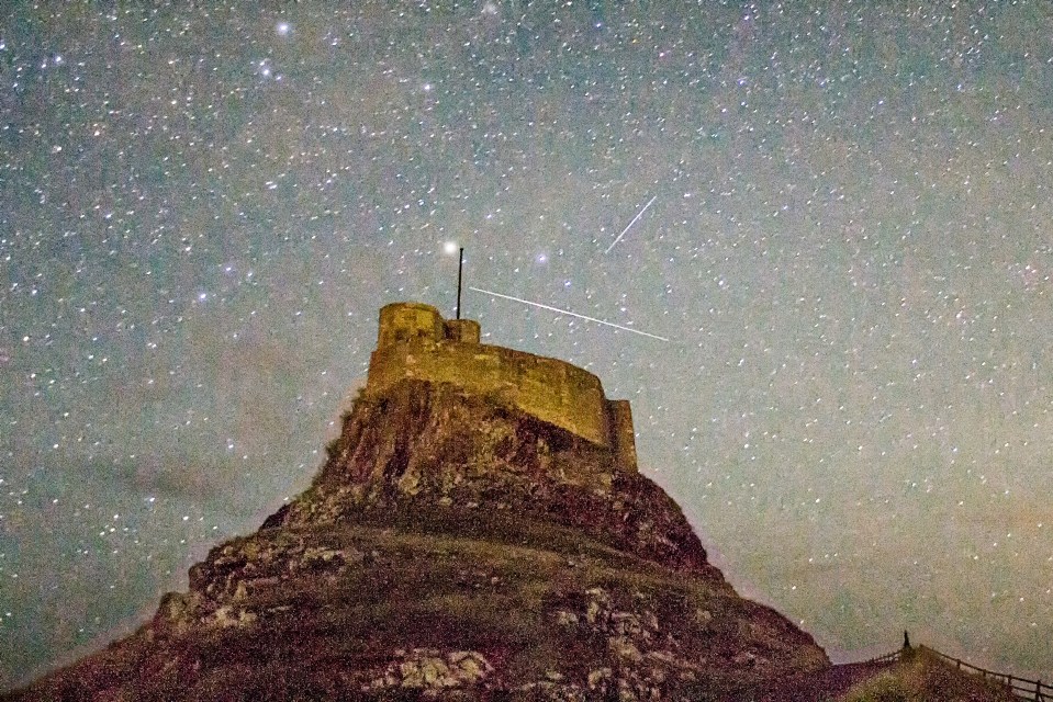  These image was taken during a meteor shower in Northumberland in August 2016