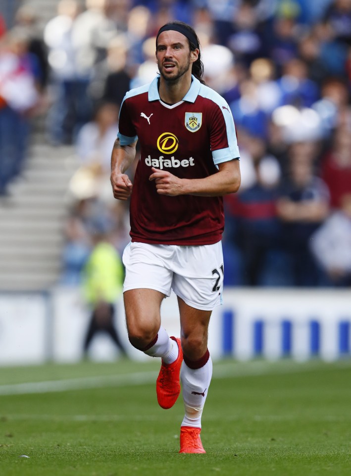 Burnley's George Boyd has run more than any other player in the Premier League