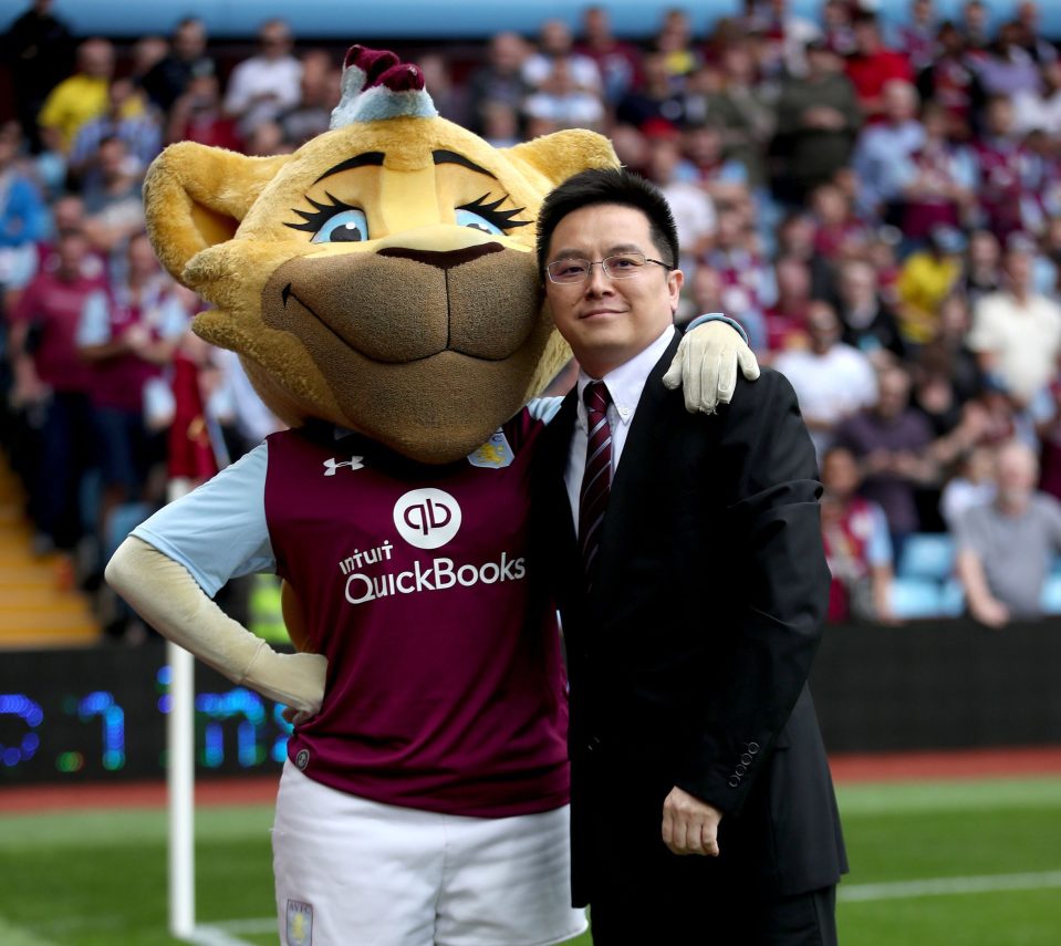  Villa owner Dr Tony Xia decided enough was enough after a string of poor results