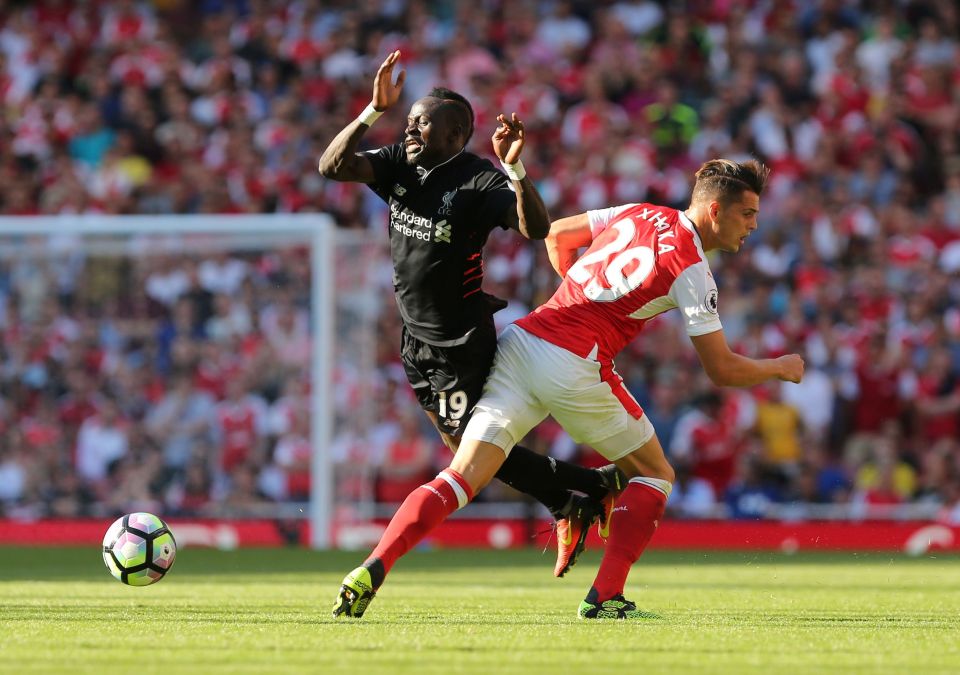  Xhaka admits training is very different to what he's been used to