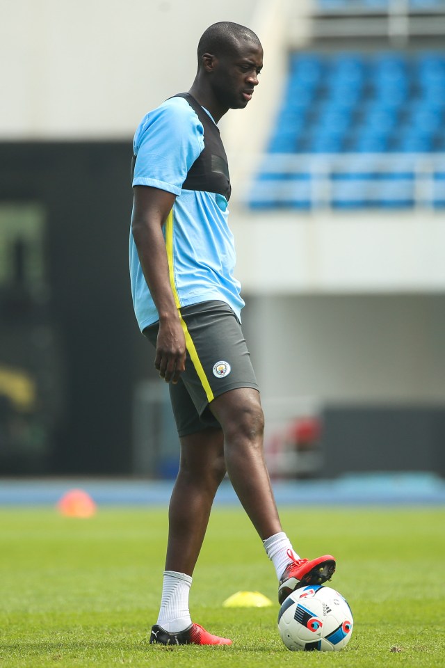 Toure has featured just once this season under Guardiola